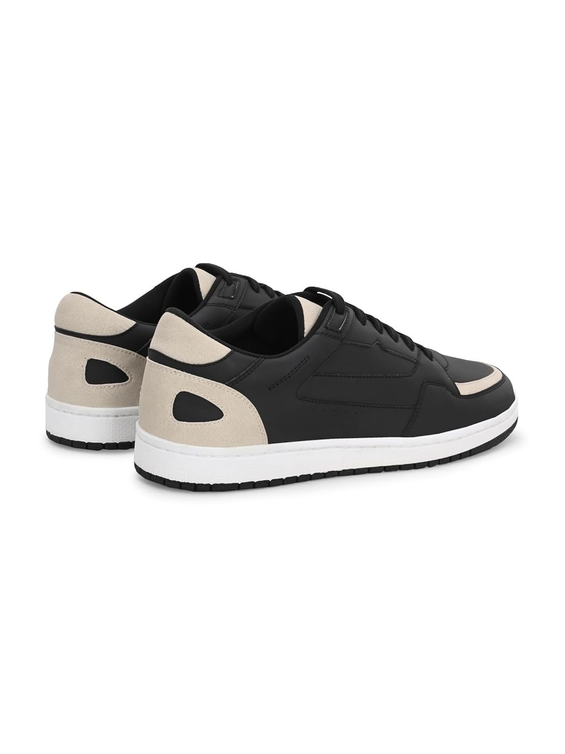 Cruiser Men Casual Shoes Sneakers | Lace-Up Low-Top Leather Texture Sneakers | Lightweight Walking Footwear | Gym Office Party Outdoor Travel Sports for Him | Casual Formal Wear (2688) - Image 2
