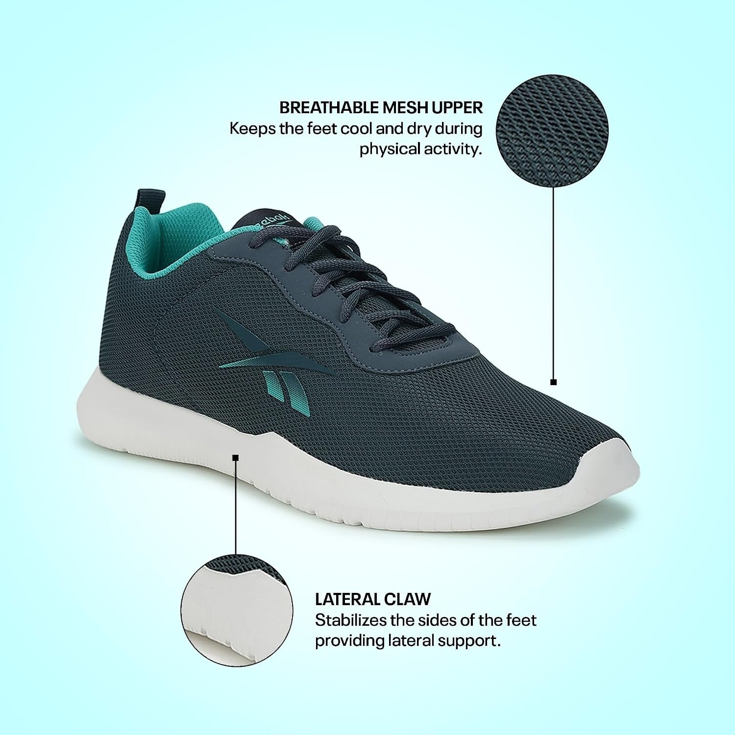 Reebok Men's Running Shoes Lightweight Rubber Outsole Sports Shoes for Men | Lightweight Gym Shoe for Men | Running, Jogging, Walking & Gym | Flow Advance M - Image 12