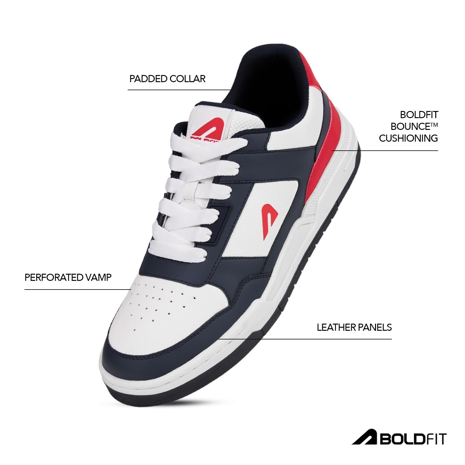 Boldfit Sneakers for Man Lightweight Shoes for Men Comfortable Sneakers for Men Air Mesh Casual Shoes Mens Soft Cushion Insole Lace Up Casual Boys Shoe Sneaker DripBloc - Image 7