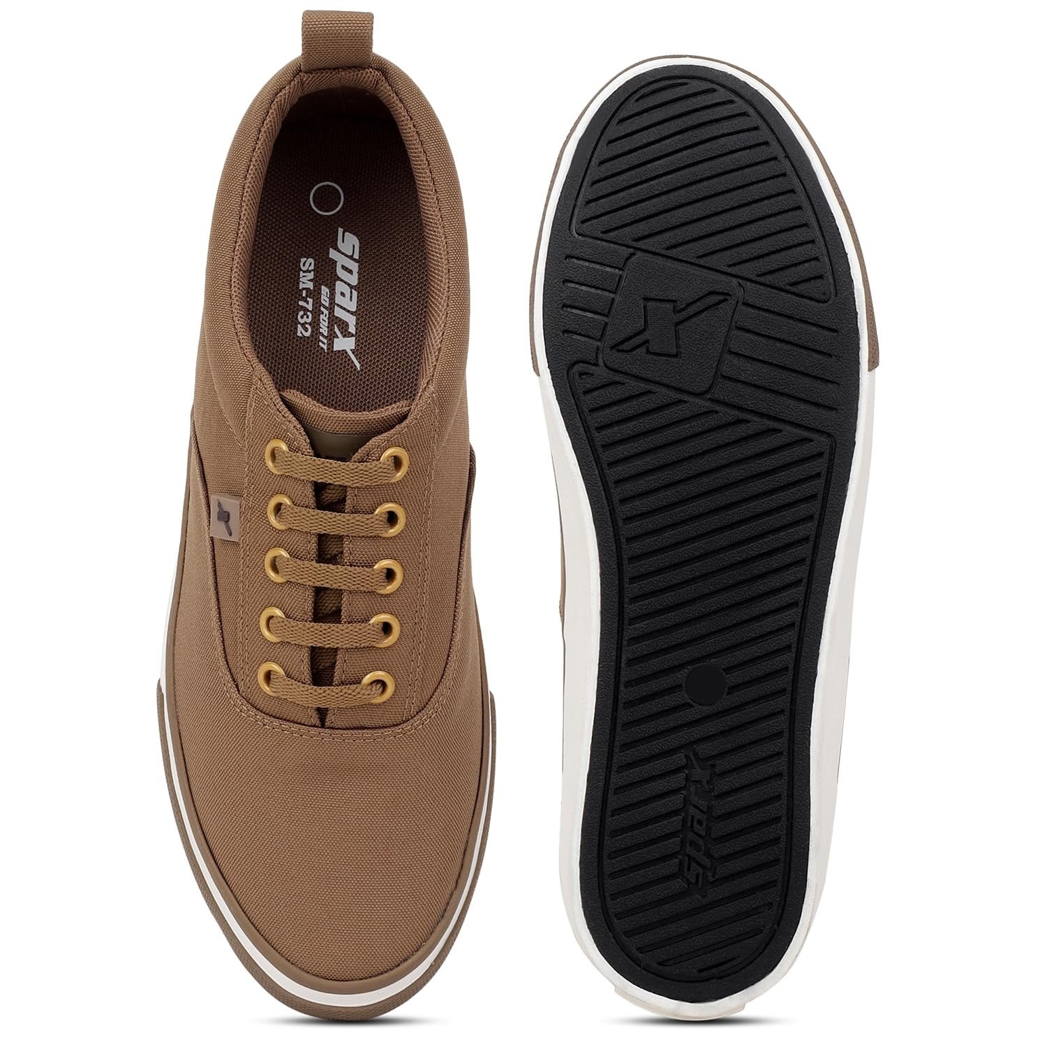 SPARX Mens SM 732 | Stylish, Comfortable | Brown Slip-On - 6 UK (SM 732) - Image 9