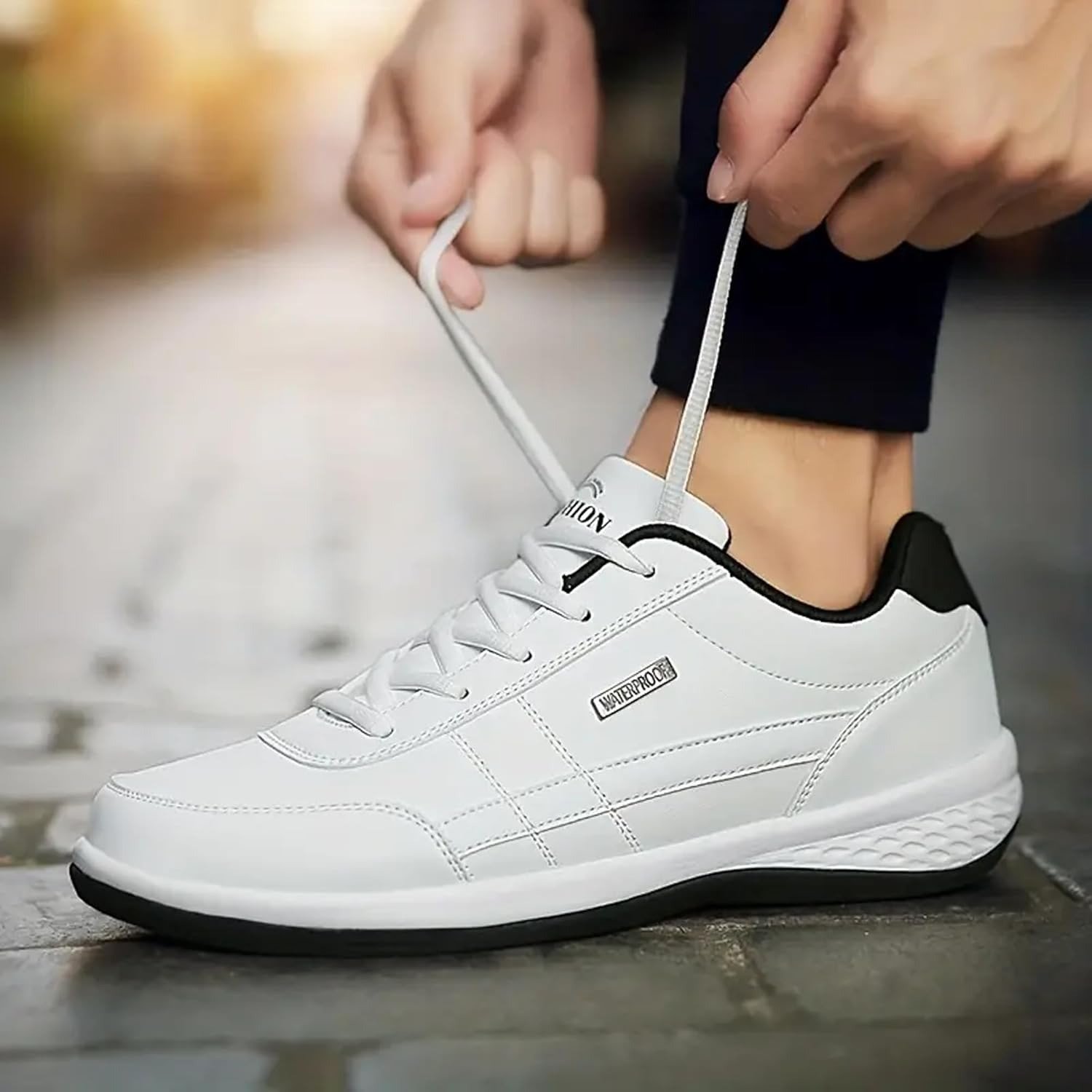 Cruiser Mens Comfort & Style with Soft Cushioned Insole | Lightweight Comfort Classic Canvas Sneakers for Everyday Wear | Trendy Lace-Up Design for Casual Outfits (2629) - Image 2