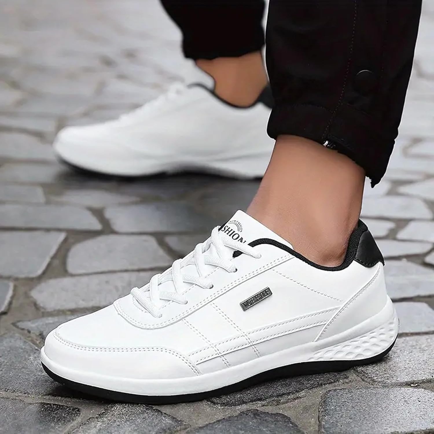 Cruiser Mens Comfort & Style with Soft Cushioned Insole | Lightweight Comfort Classic Canvas Sneakers for Everyday Wear | Trendy Lace-Up Design for Casual Outfits (2629) - Image 4