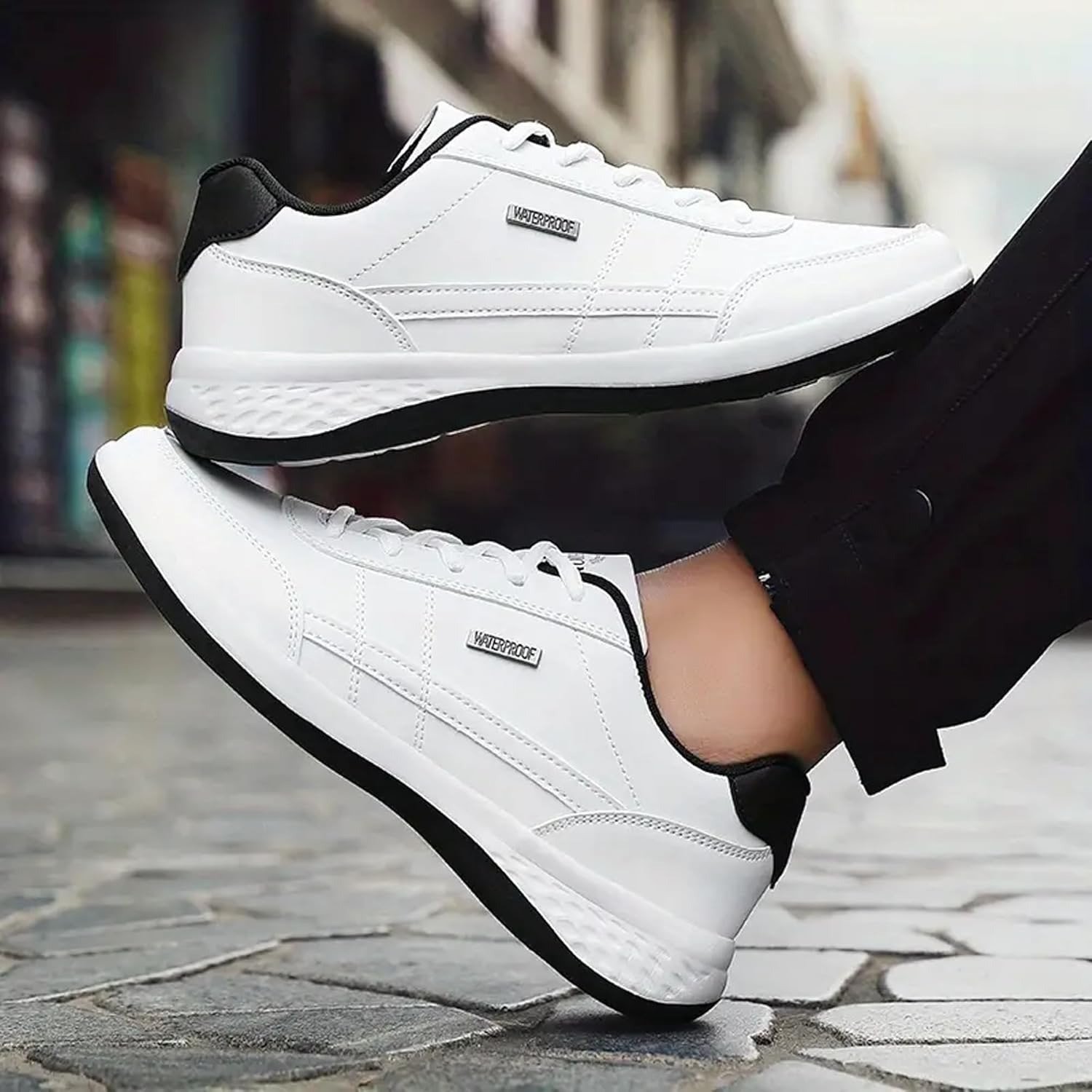 Cruiser Mens Comfort & Style with Soft Cushioned Insole | Lightweight Comfort Classic Canvas Sneakers for Everyday Wear | Trendy Lace-Up Design for Casual Outfits (2629) - Image 5